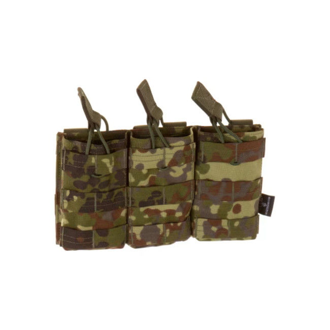 Porte chargeur triple a dégagement rapide 5.56 Flecktarn - Invader Gear