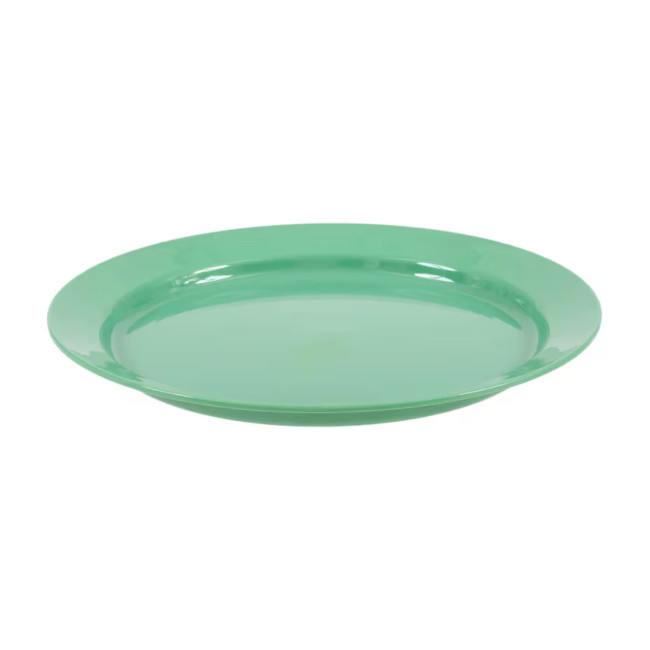 Flacher Teller 25 cm aus Polypropylen Salbei - Highlander