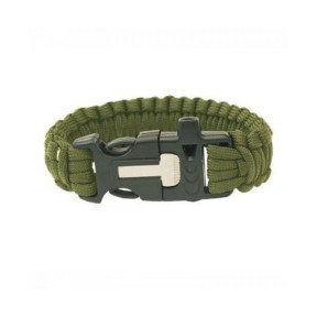 Bransoletka Silex paracord - Zielona Oliwka - Highlander