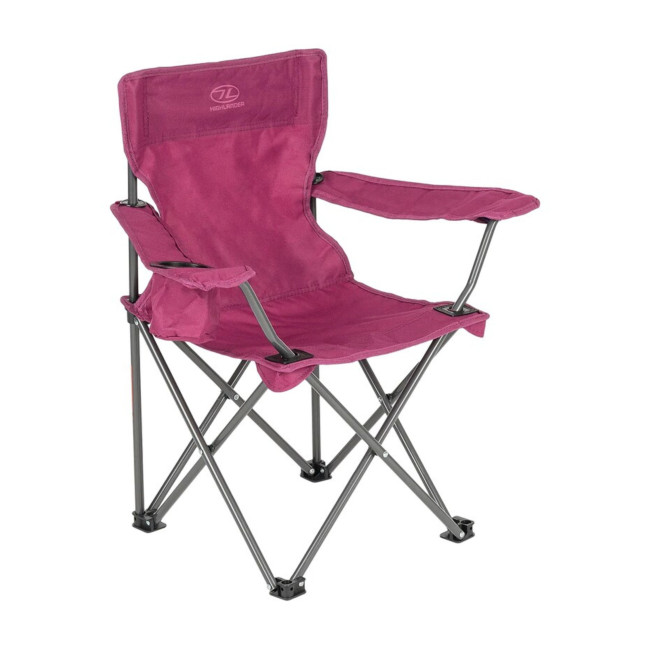 Chaise de camping enfant Kelburn - Rose - Highlander