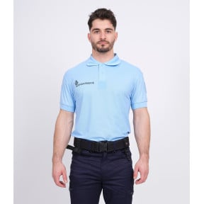 Ademende polo Gendarmerie Blauw + klittenband - Patrol Equipement