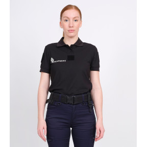 Polo Femme GD Cooldry + Velcros Noir -Patrol Equipement