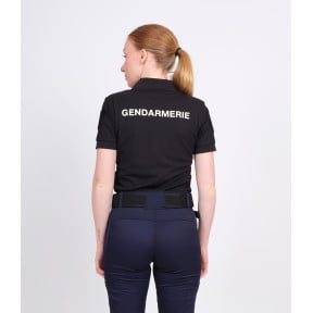 Polo Femme GD Cooldry + Velcros Noir -Patrol Equipement
