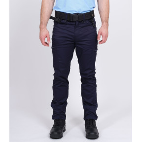 Einsatzhose mit Elasthan marineblau matt alpha - force series