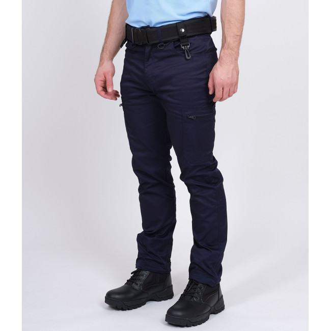 Interventiebroek elastaan marineblauw mat alpha - force series