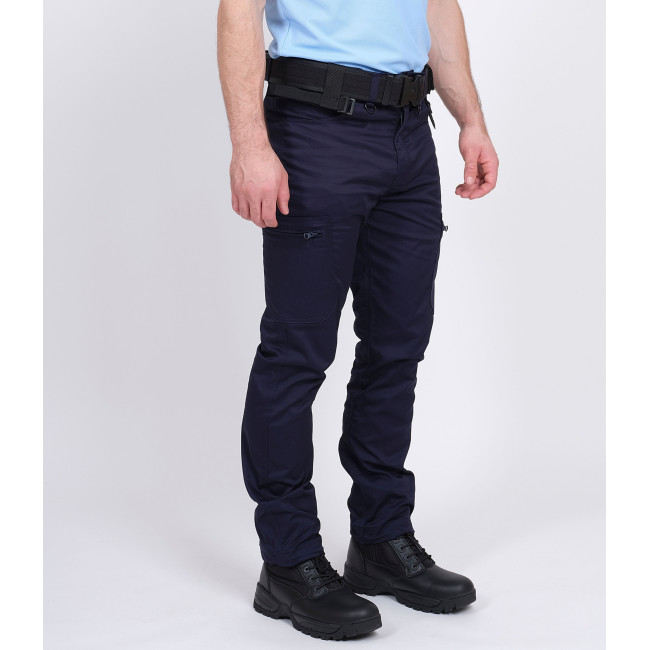 Einsatzhose mit Elasthan marineblau matt alpha - force series