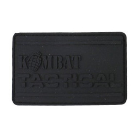 Naszywka PVC - Czarna - Kombat Tactical