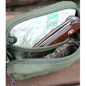Pochette compacte MOLLE vert olive - Brandit