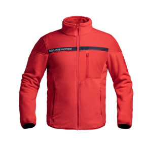Fleece vest SÉCU-ONE Veiligheid Brand rood - A10 Equipment