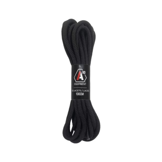 Para sznurowadeł SÉCU-ONE 130 cm czarna - A10 Equipment