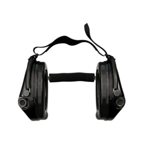 Protetor auricular com fita de pescoço em tecido preto Supreme Pro-X (SNR: 24dB) - Preto - MSA Sordin