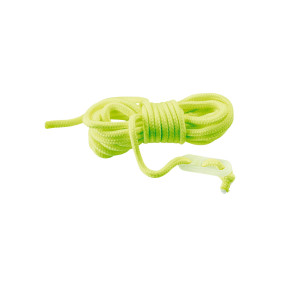 Set mit 10 fluoreszierenden Abspannleinen und Zeltstangen - Highlander