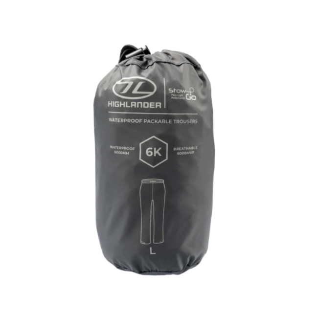 Stow & Go wasserdichte Hose - Anthrazit - Highlander