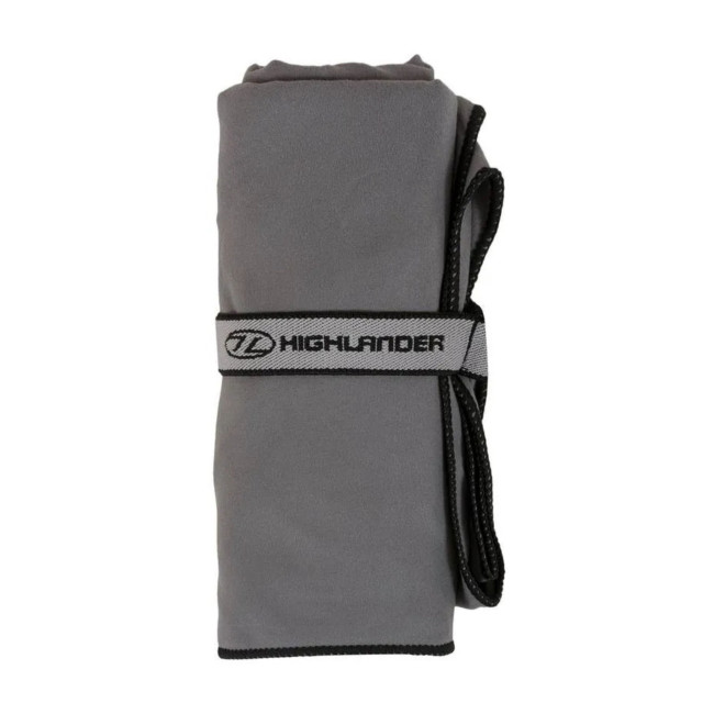 Mikrofaser-Handtuch 40 x 80 cm Anthrazitgrau - Highlander