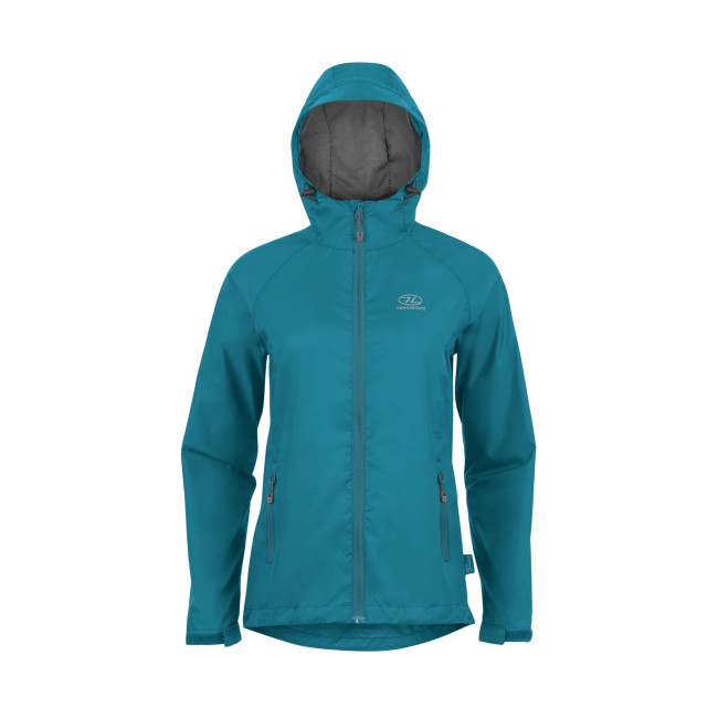 Stow & Go Waterproof Jas Dames - Petrolblauw - Highlander