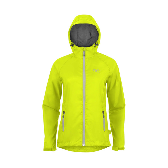 Stow & Go Waterproof Jas Dames - Geel - Highlander