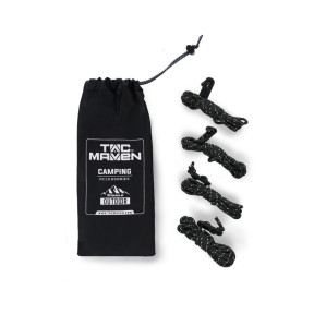 Juego de cordones de ajuste con tensor - Negro - Tac Maven