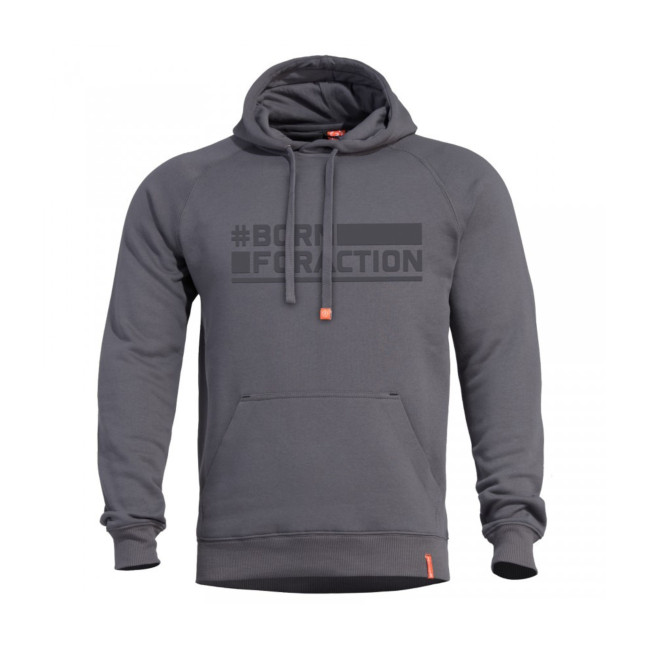 Sweatshirt com capuz Phaeton Born For Action - Cinza Cinza - Pentagon