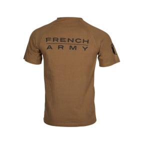 Baumwoll-T-Shirt French Army Coyote - Ares