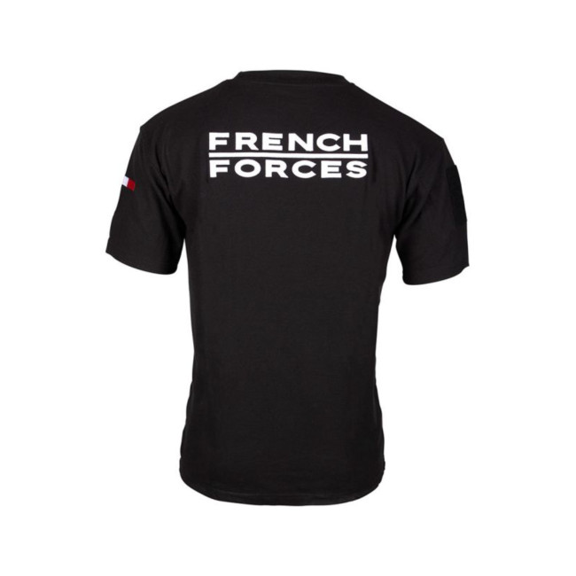 T-shirt French Forces Zwart - Ares