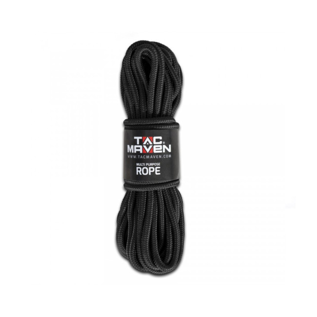 Mehrzweckseil 10mm15m - Schwarz - Tac Maven