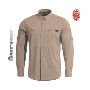 Anti-UV shirt Wayne - Khaki - Pentagon