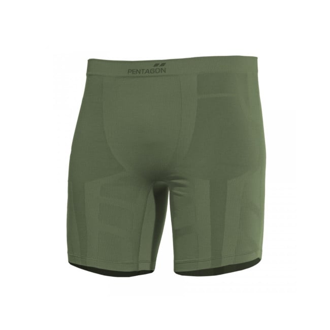 Plexis Thermo-Kurzleggings - Camo Green - Pentagon