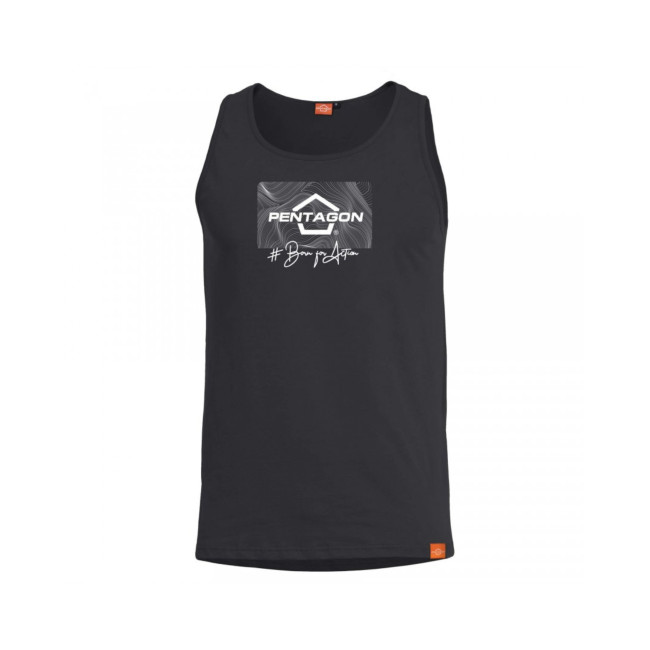 Astir T-Shirt Contour Black - Pentagon