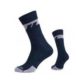 Para skarpetek Alpine Merino Mid - Granatowe - Pentagon
