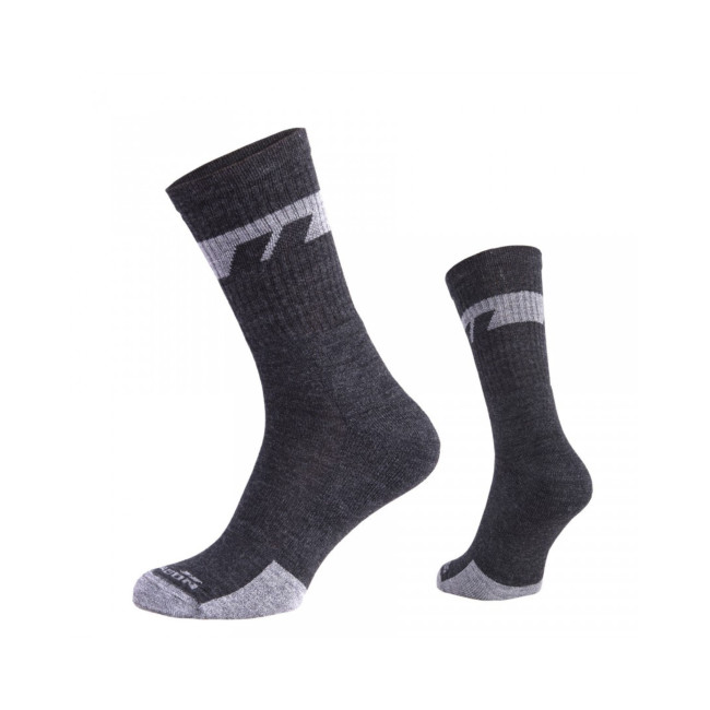 Para skarpetek Alpine Merino Mid - Popielate - Pentagon