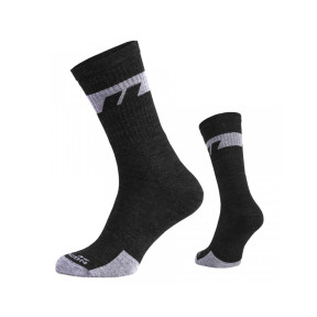 Para skarpetek Alpine Merino Mid - Czarne - Pentagon