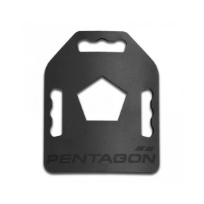 Par de placas Avron™ Tac-Fitness (2,6kg) - Preto - Pentagon