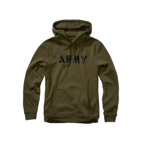 Olive ARMY Hooded Sweatshirt - Brandit