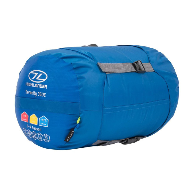 Sac de couchage Serenity 350 - Bleu - Highlander