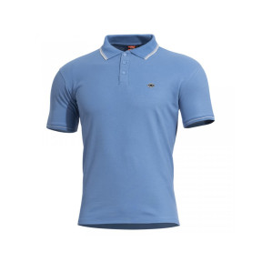 Polo Aniketos met biesjes - Dageraad Blauw - Pentagon