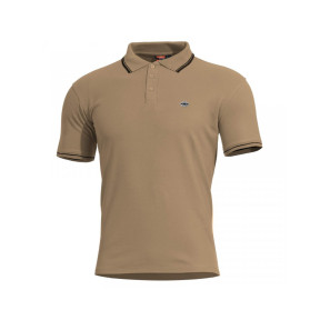Polo Aniketos avec liserés - Marron Tan - Pentagon
