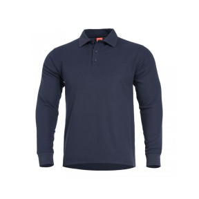 Polo Aniketos avec manches longues - Noir - Pentagon