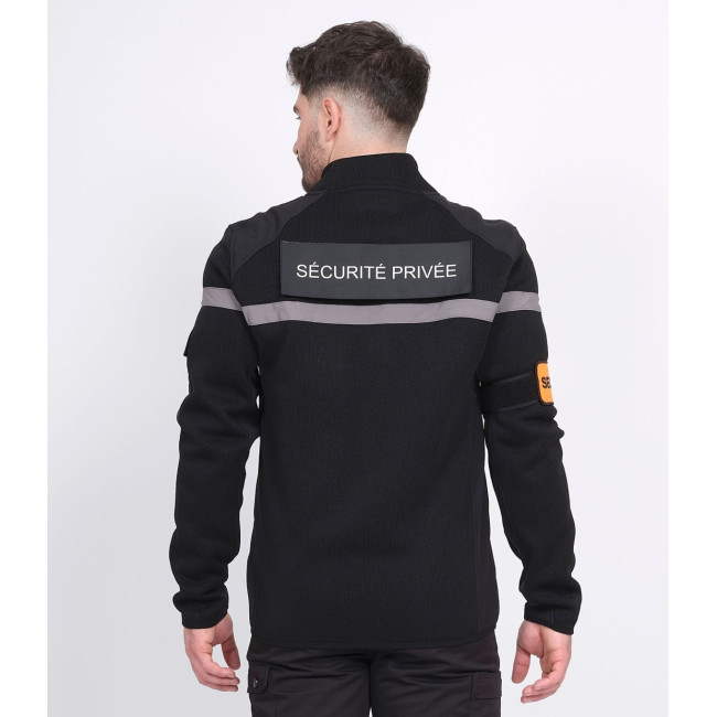 Gilet in micropile Sicurezza Privata NEVADA V2 - Nero - Force Series