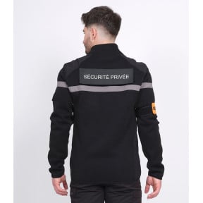 Micro-fleece vest V2 Sécurité Privée NEVADA - Zwart - Force Series