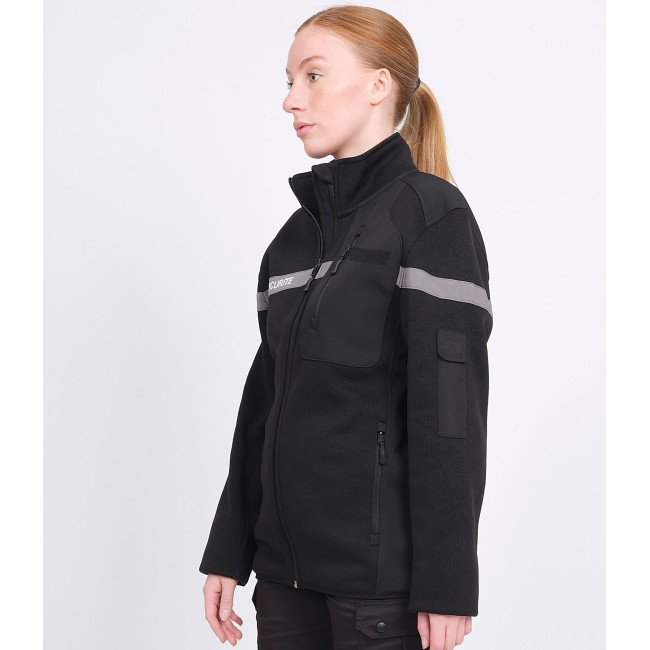 Mikrofleece-Weste V2 Private Sicherheit NEVADA - Schwarz - Force Series