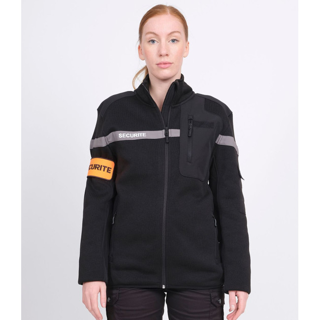 Gilet in micropile Sicurezza Privata NEVADA V2 - Nero - Force Series