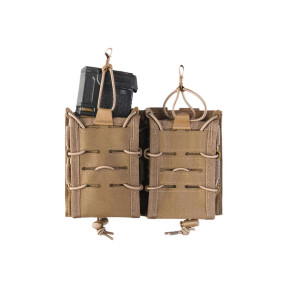Portacargador doble Flex Open Top para rifles - Coyote Oscuro - Mil-Tec