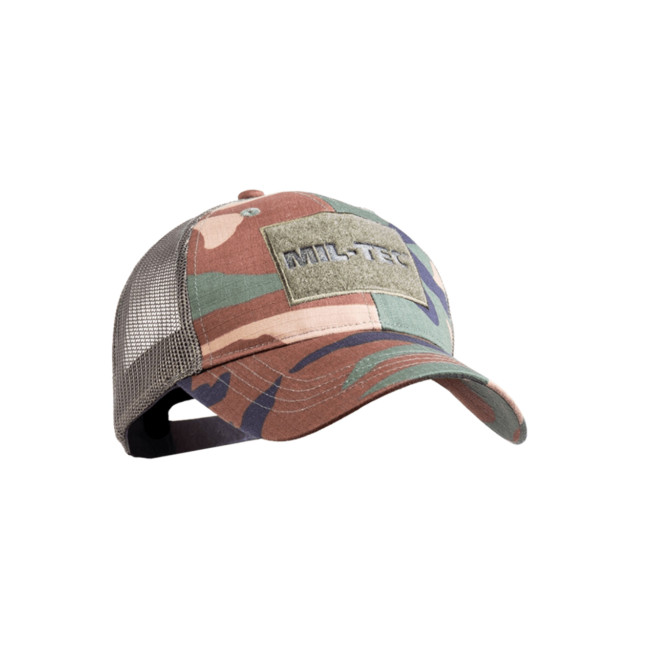 Casquette baseball Trucker - Woodland - Miltec
