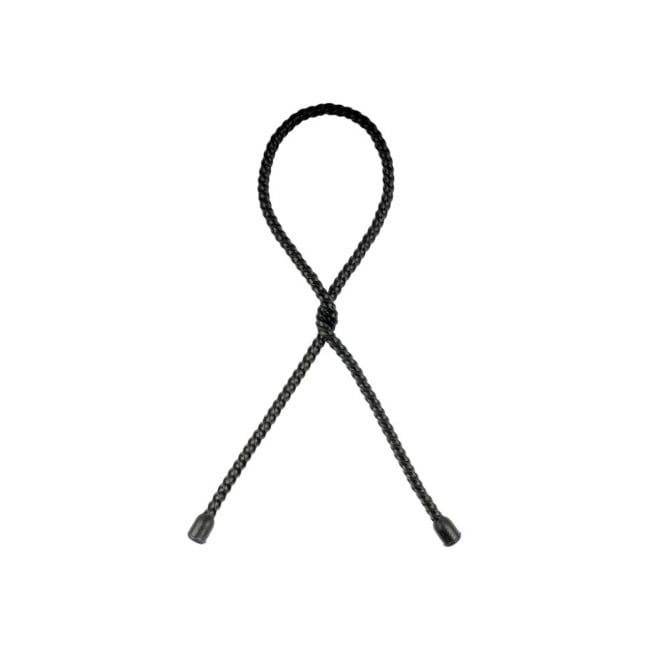 Lote de 2 ataduras trenzadas de silicona 60,9cm - Negro - Highlander Outdoor