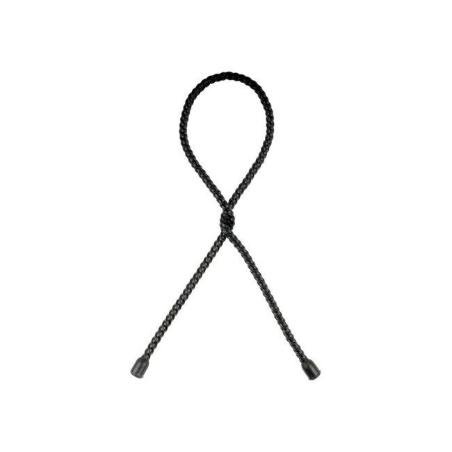 Set di 2 fascette attorcigliate in silicone 45,7cm - Nero - Highlander Outdoor
