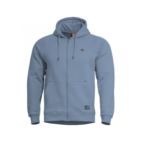 Sweat à capuche Phaeton avec zip - Bleu Aube - Pentagon