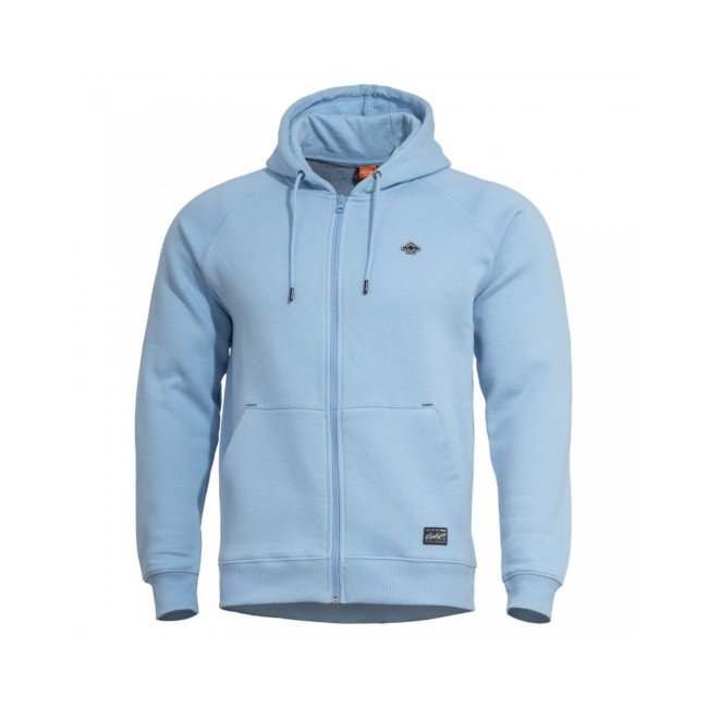 Bluza z kapturem Phaeton z zamkiem - Niebieski Lagoon - Pentagon