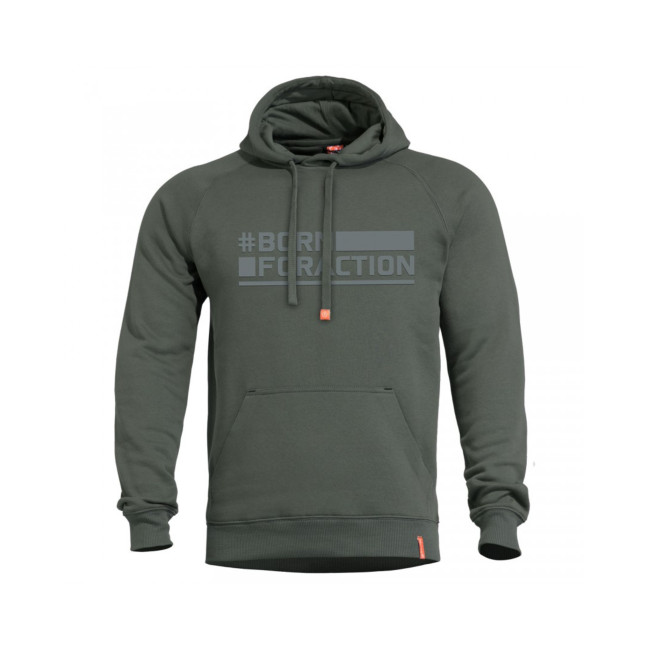 Bluza z kapturem Phaeton Born For Action - Camo Green - Pentagon