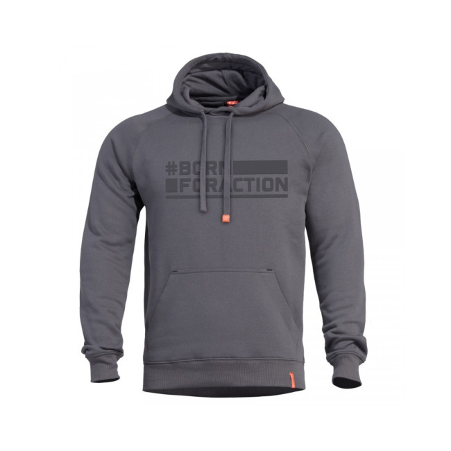 Bluza z kapturem Phaeton Born For Action - Szary Melanż - Pentagon