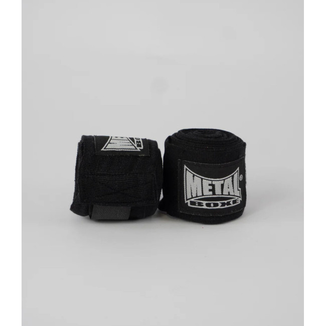 Bandaż Bokserski 2.50 Czarny - Metal Boxe